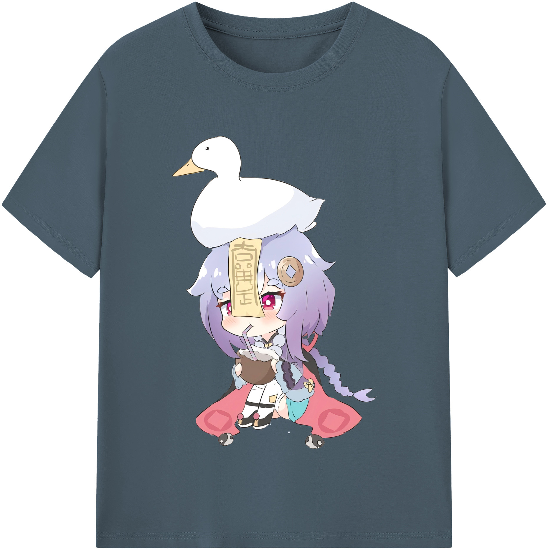 げんし神 七七 なな  genshin Nana 綿100％半袖Tシャツ（フロントプリント）